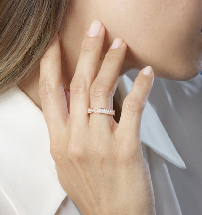 [Clara Jewels]ALLIANCE LIENS VIDENCE PAVED DIAMOND 4MM RING
