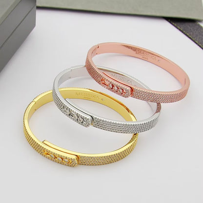 [Clara Jewely]Move Noa Full Pav茅 Diamond Bangle Bracelet