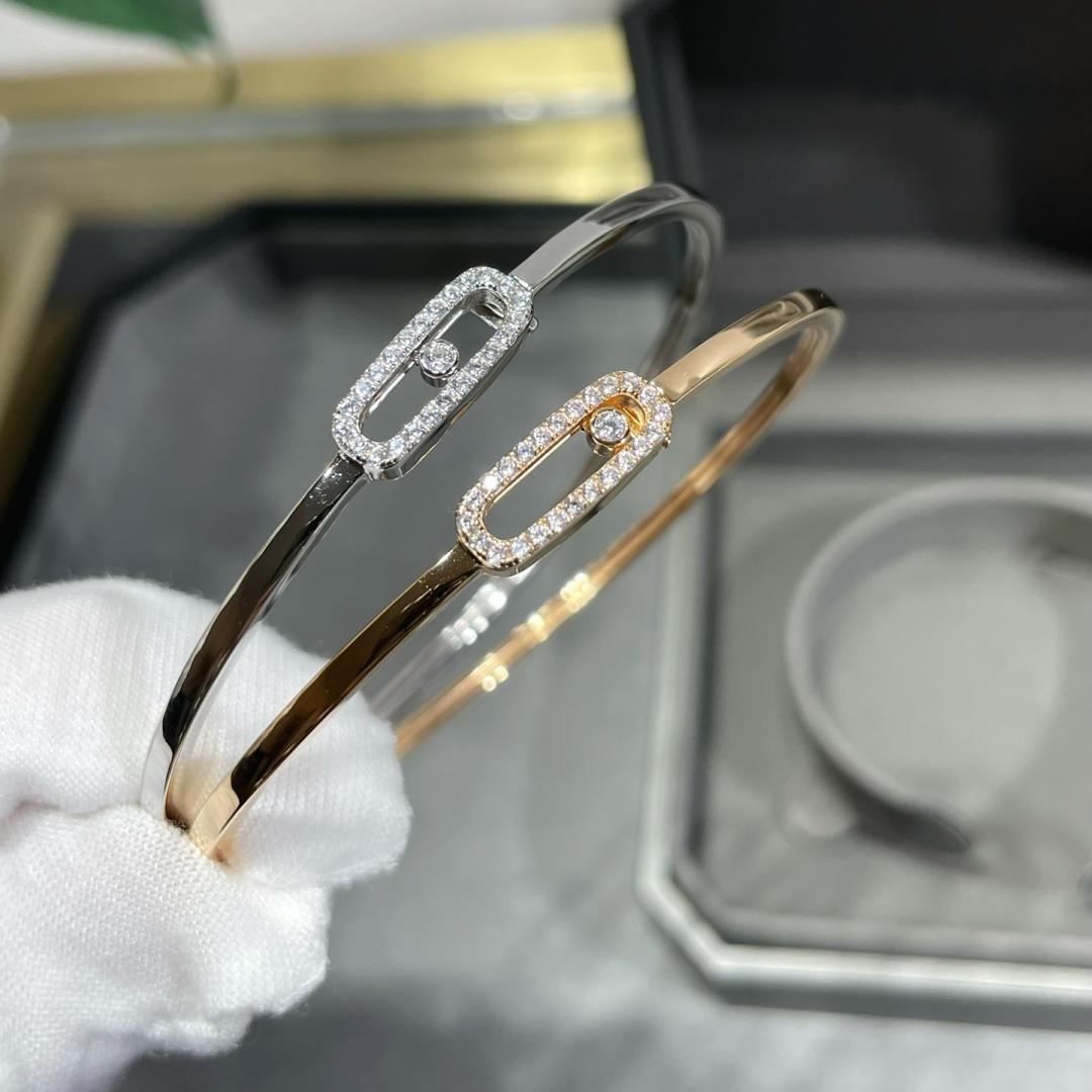 [Clara Jewely]Move Uno pav茅 flex bangle medium