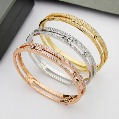 [Clara Jewely]Move Romane pav茅 bangle