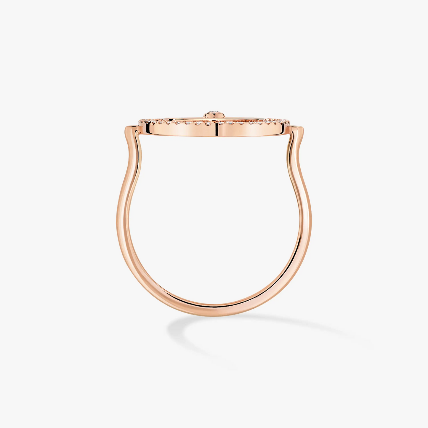 [Clara Jewely]LUCKY MOVE PINK GOLD DIAMOND RING