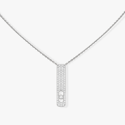 [Clara Jewely]MY FIRST DIAMOND PAVED NECKLACE