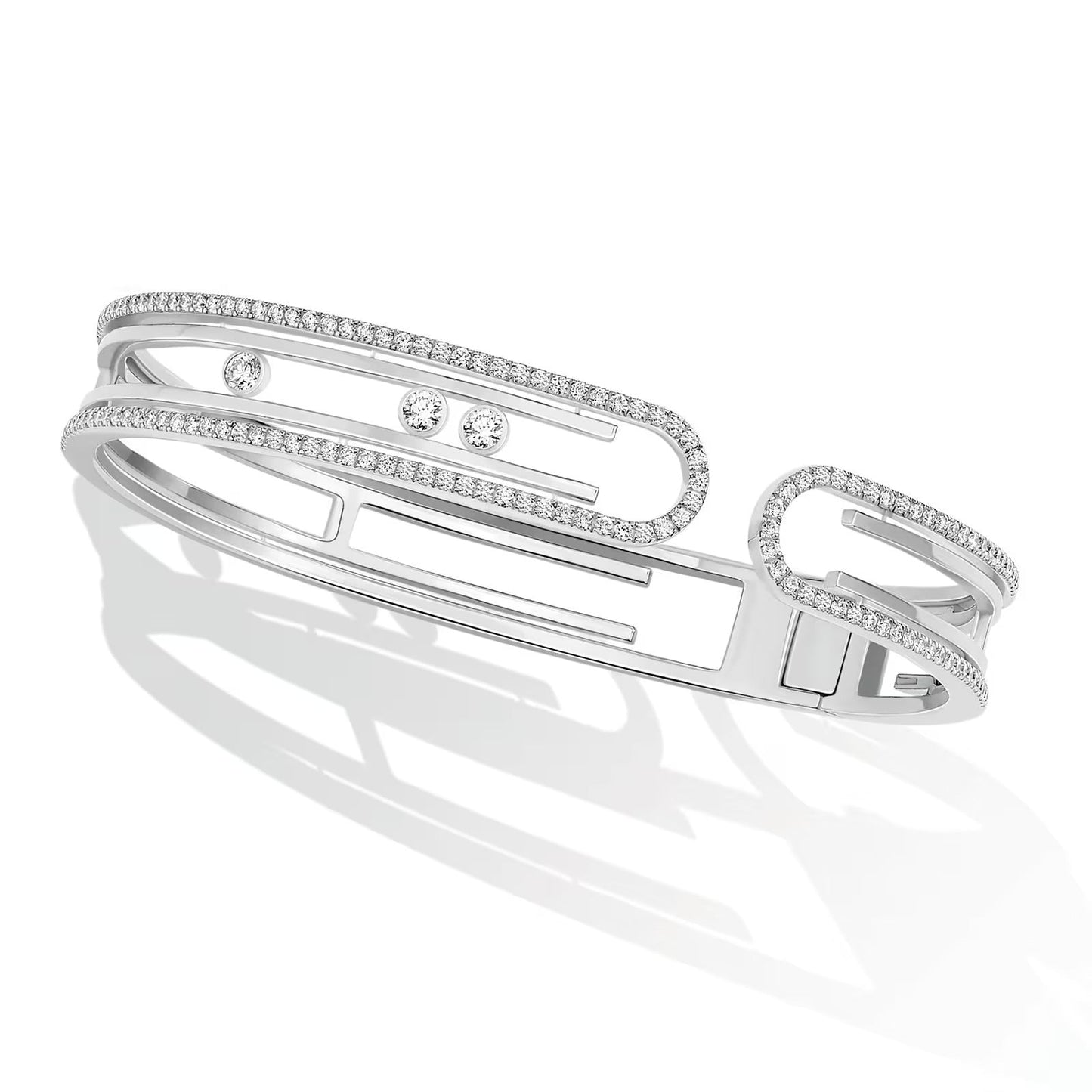 [Clara Jewely]MOVE 10TH PAVED DIAMOND BRACELET