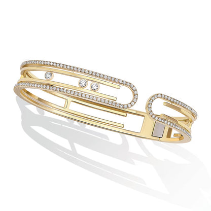 [Clara Jewely]MOVE 10TH PAVED DIAMOND BRACELET