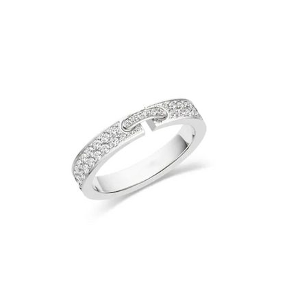 [Clara Jewels]ALLIANCE LIENS VIDENCE PAVED DIAMOND 4MM RING