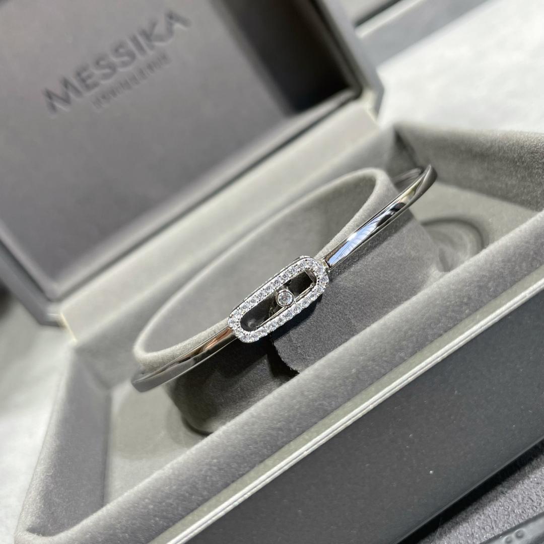 [Clara Jewely]Move Uno pav茅 flex bangle medium