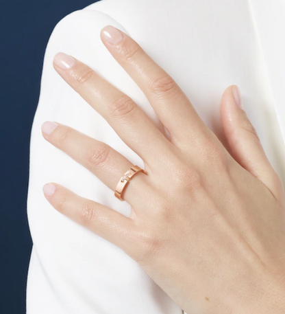 [Clara Jewels]ALLIANCE LIENS VIDENCE DIAMOND 4MM RING