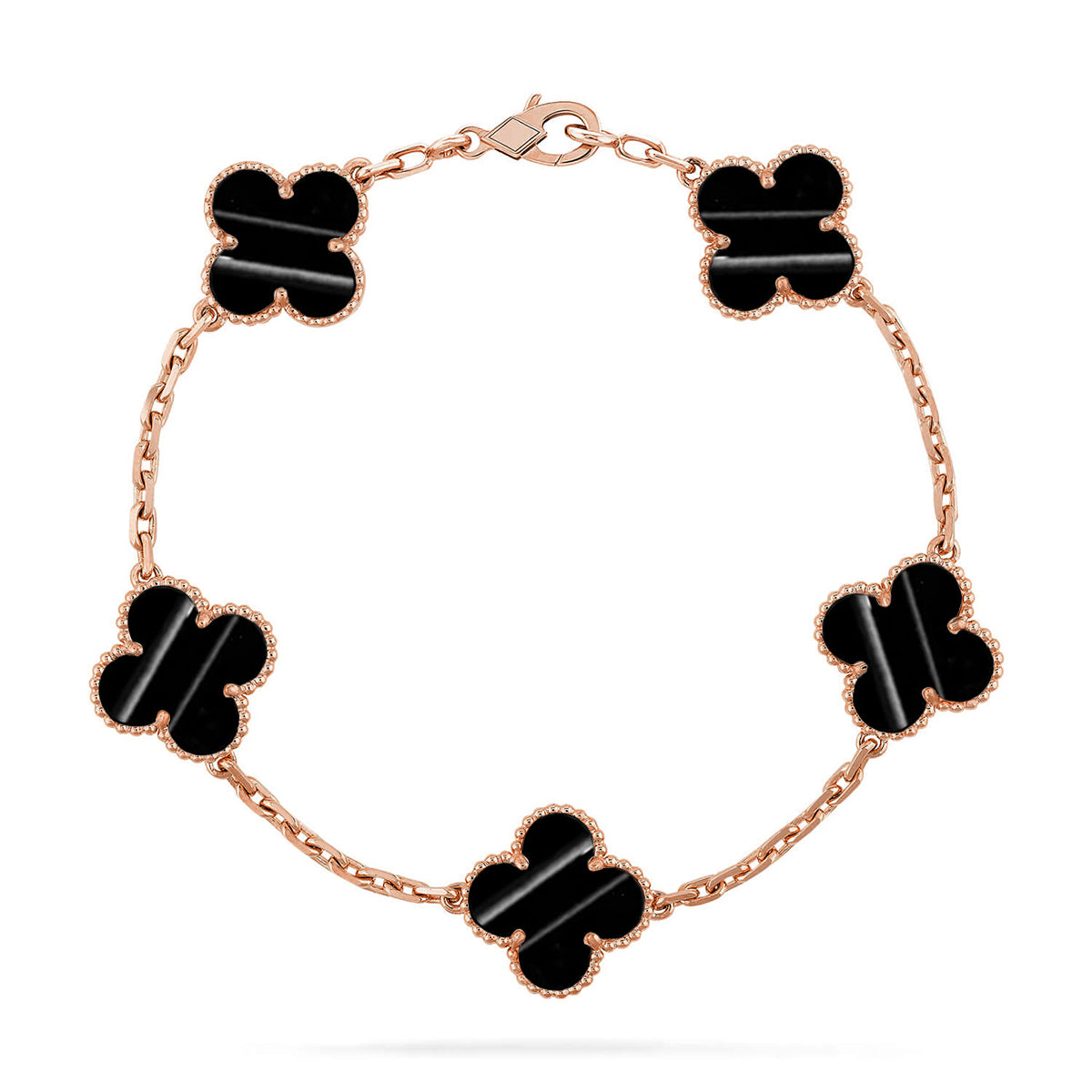 [Clara Jewels] CLOVER 5 MOTIF PULSAR STONE BRACELET COLLECTION