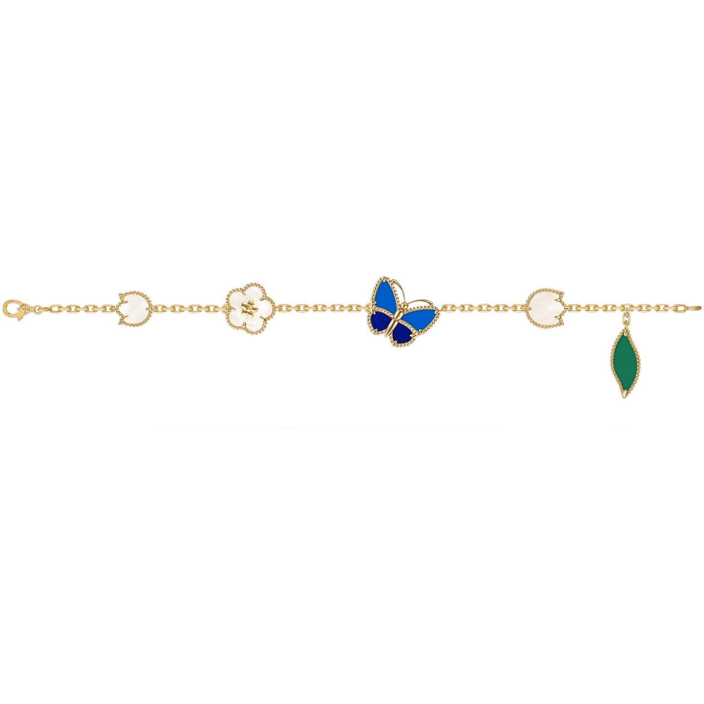 [Clara Jewels]LUCKY SPRING BUTTERFLY 5 MOTIF BRACELET
