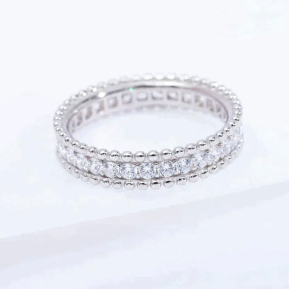 [Clara Jewels]PERLEE DIAMOND SILVER RING