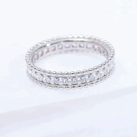 [Clara Jewels]PERLEE DIAMOND SILVER RING