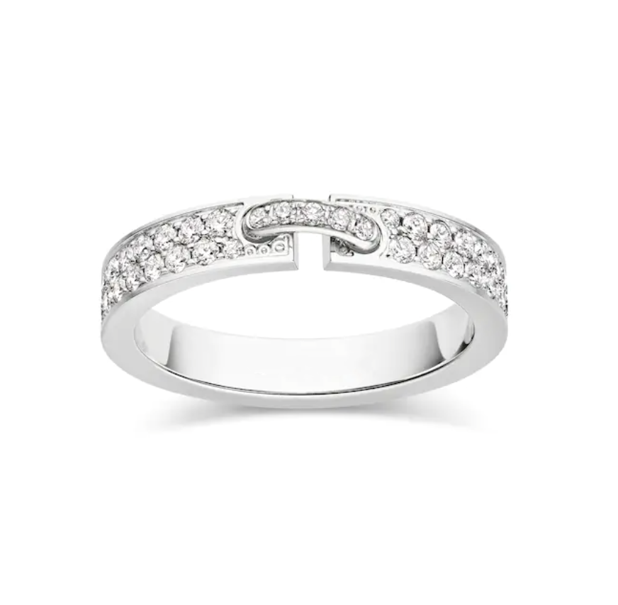 [Clara Jewels]ALLIANCE LIENS VIDENCE PAVED DIAMOND 4MM RING