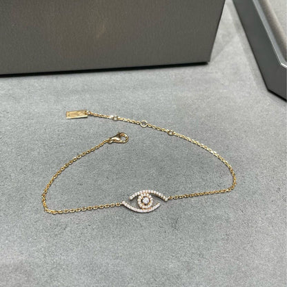 [Clara Jewely]Lucky Eye Pave-Set Diamond Bracelet