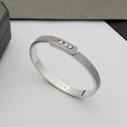 [Clara Jewely]Move Noa Full Pav茅 Diamond Bangle Bracelet
