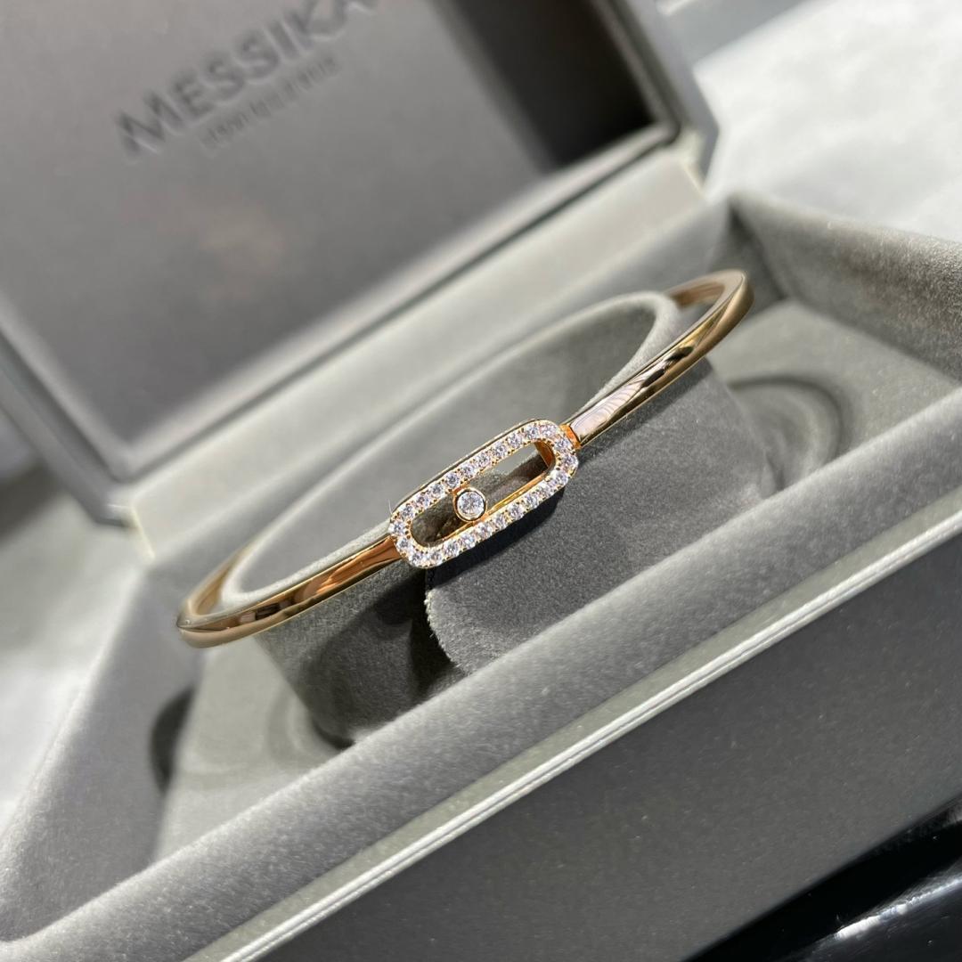 [Clara Jewely]Move Uno pav茅 flex bangle medium
