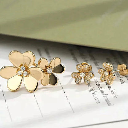 [Clara Jewels]CLOVER COMOS GOLD DIAMOND RING