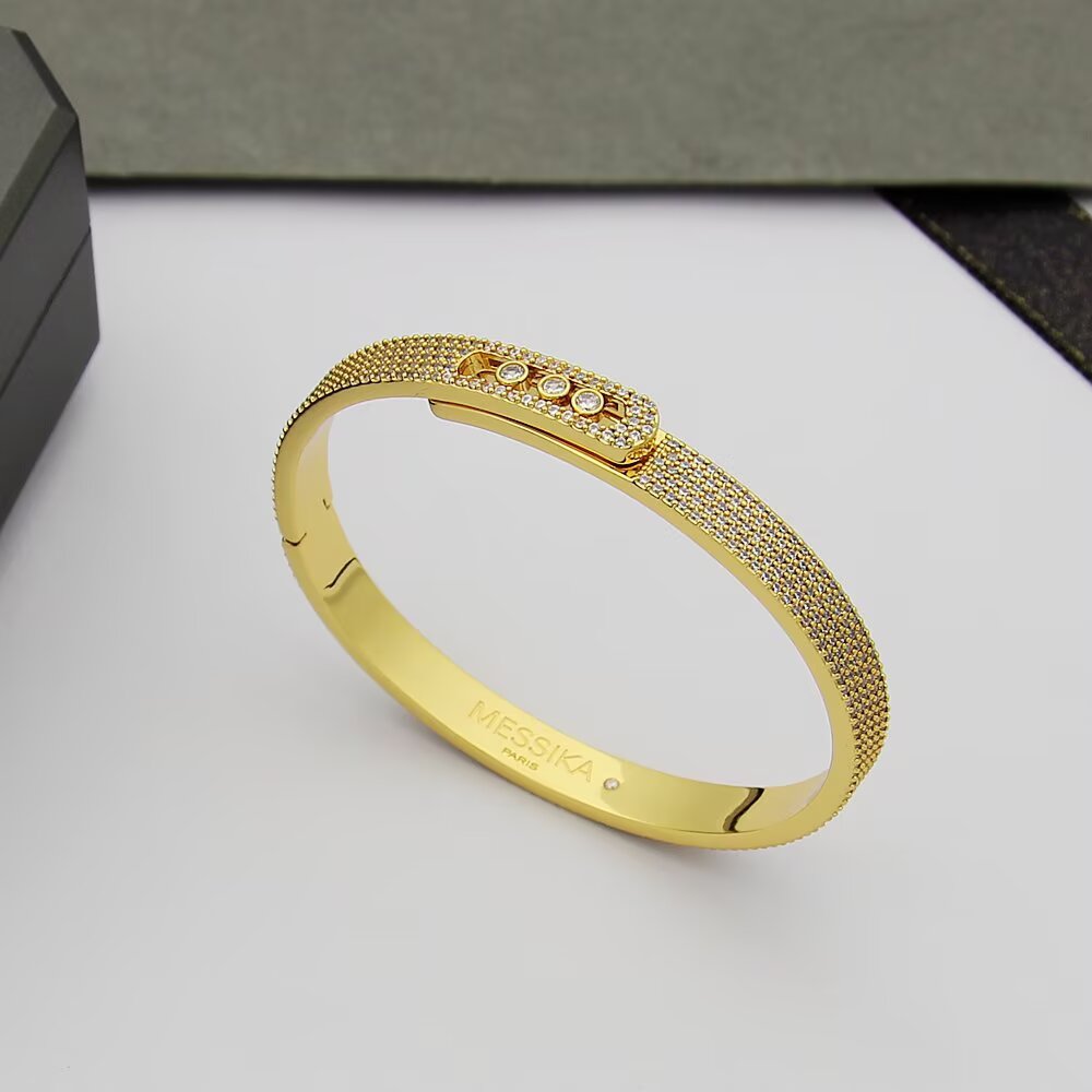 [Clara Jewely]Move Noa Full Pav茅 Diamond Bangle Bracelet
