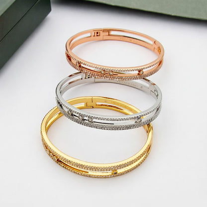 [Clara Jewely]Move Romane pav茅 bangle