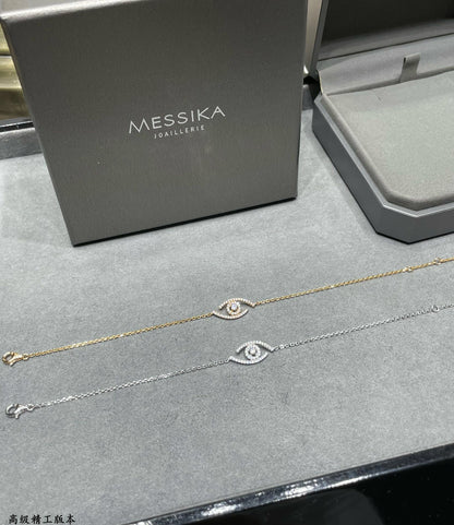 [Clara Jewely]Lucky Eye Pave-Set Diamond Bracelet