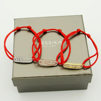 [Clara Jewely]Messika Care(s) pink cord pav茅 bracelet