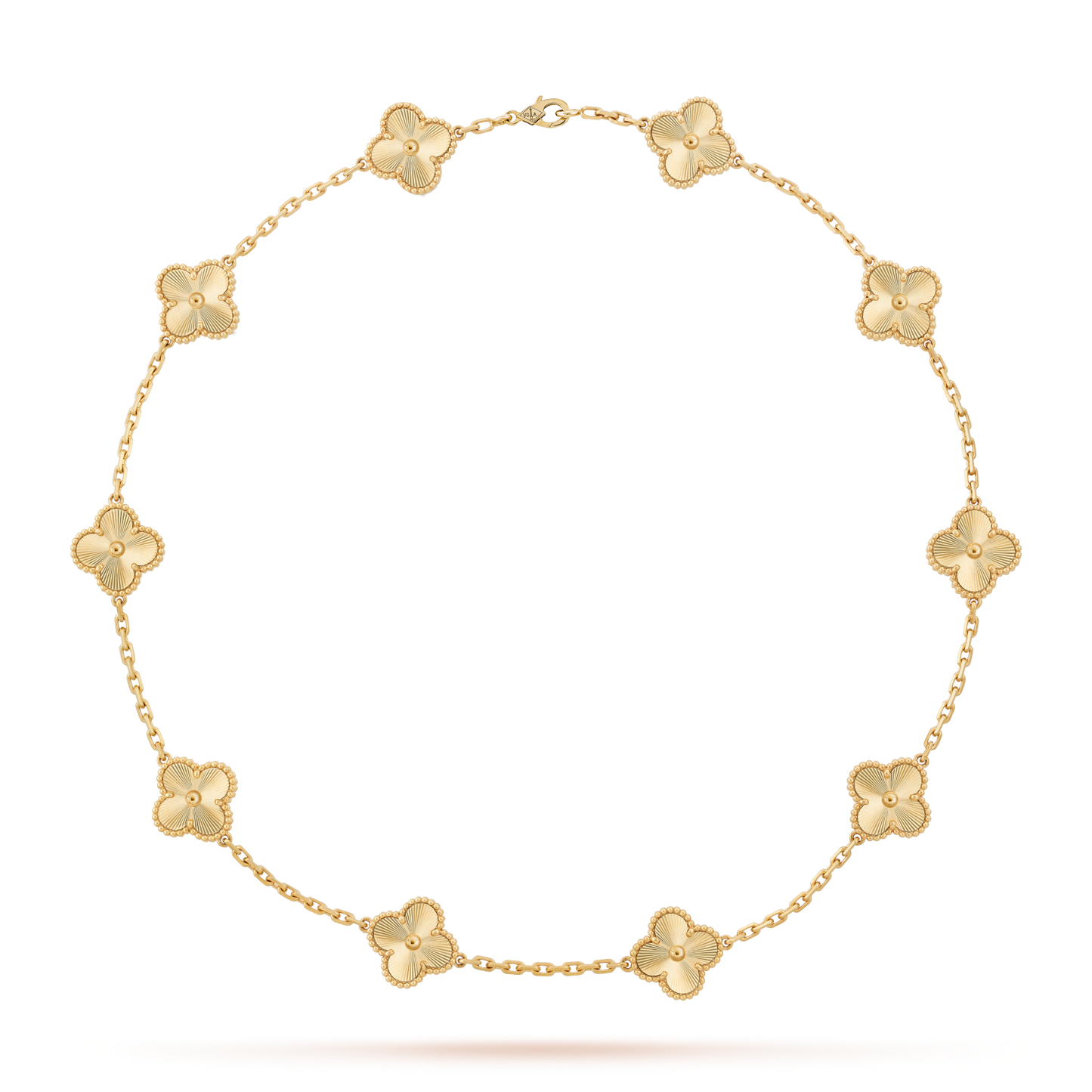 [Clara Jewels]CLOVER 10 MOTIFS LASER NECKLACE