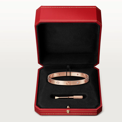 [Clara Jewels]LOVE BRACELET 6.1MM 4 DIAMONDS