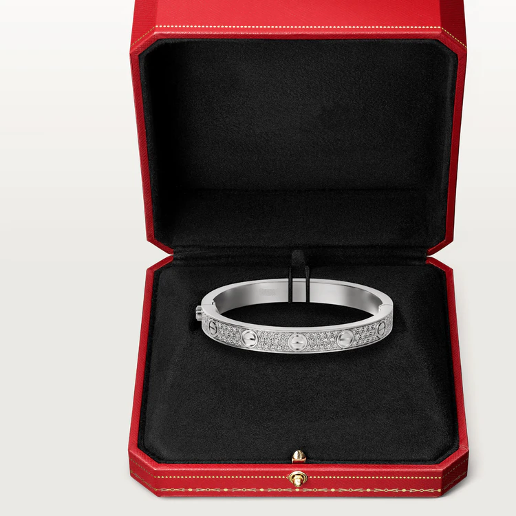 [Clara Jewels]LOVE BRACELET 6.1MM DIAMOND-PAVED