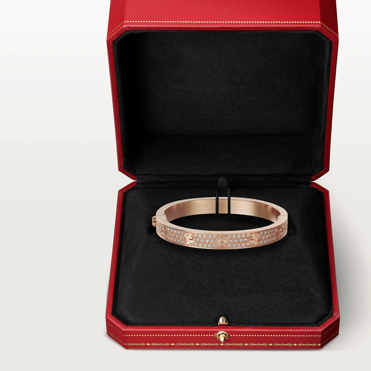 [Clara Jewels]LOVE BRACELET 6.1MM DIAMOND-PAVED