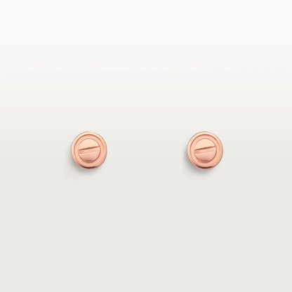 [Clara Jewels]LOVE EARRINGS PINK GOLD 10MM