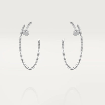 [Clara Jewels]JUSTE EARRINGS FULL DIAMONDS 1.8MM