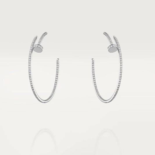 [Clara Jewels]JUSTE EARRINGS FULL DIAMONDS 1.8MM