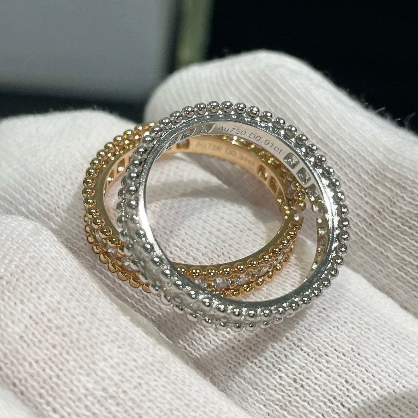 [Clara Jewels]PERLEE DIAMOND SILVER RING