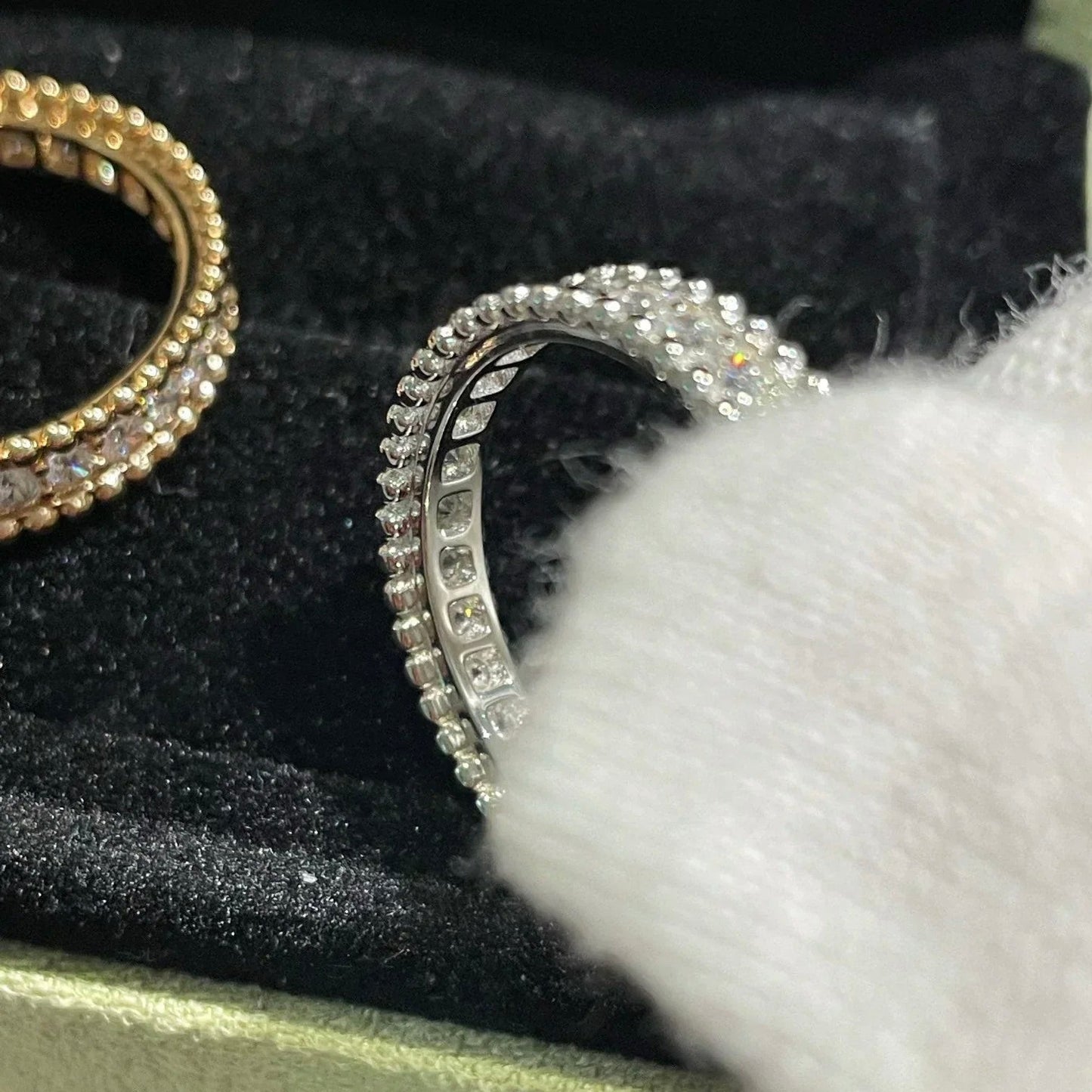 [Clara Jewels]PERLEE DIAMOND SILVER RING