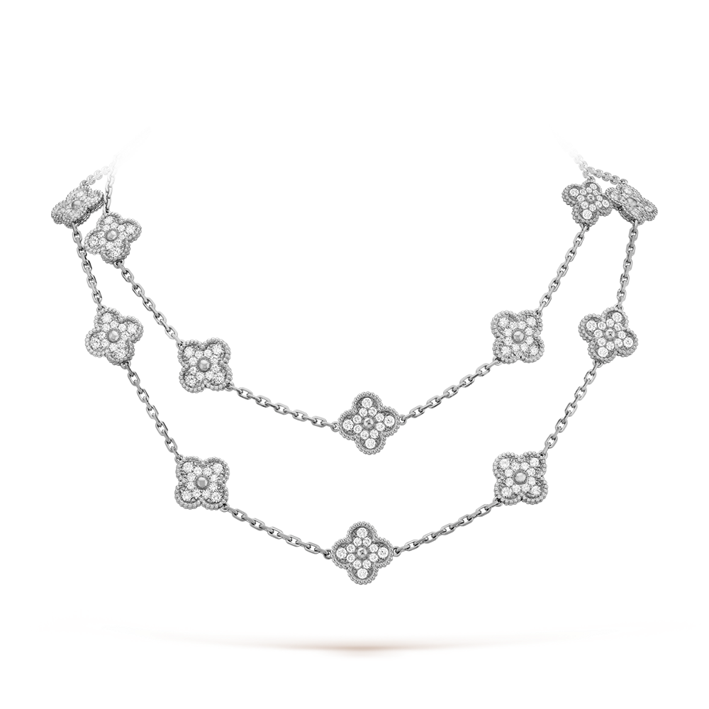 [Clara Jewels]CLOVER 20 MOTIFS DIAMOND SILVER