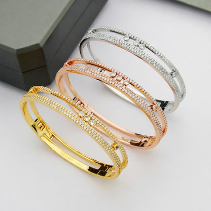 [Clara Jewely]Move Romane pav茅 bangle