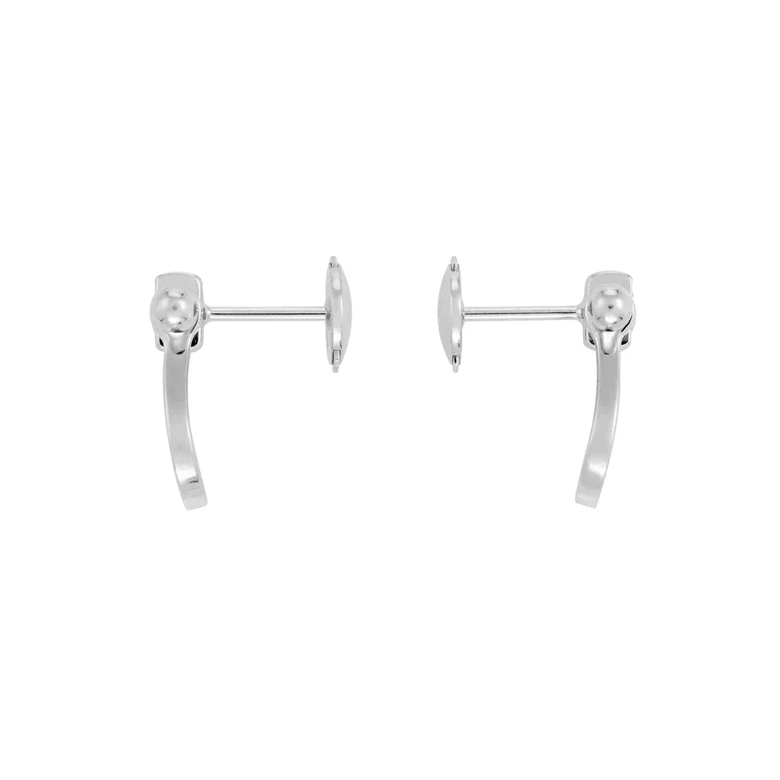 [Clara Jewels]FORCE 10 FULL DIAMOND STUD EARRINGS MINI MODEL
