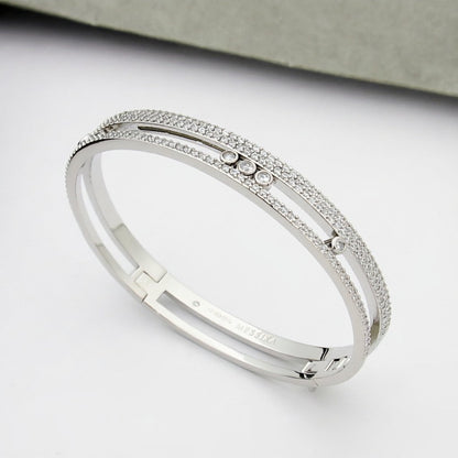 [Clara Jewely]Move Romane pav茅 bangle