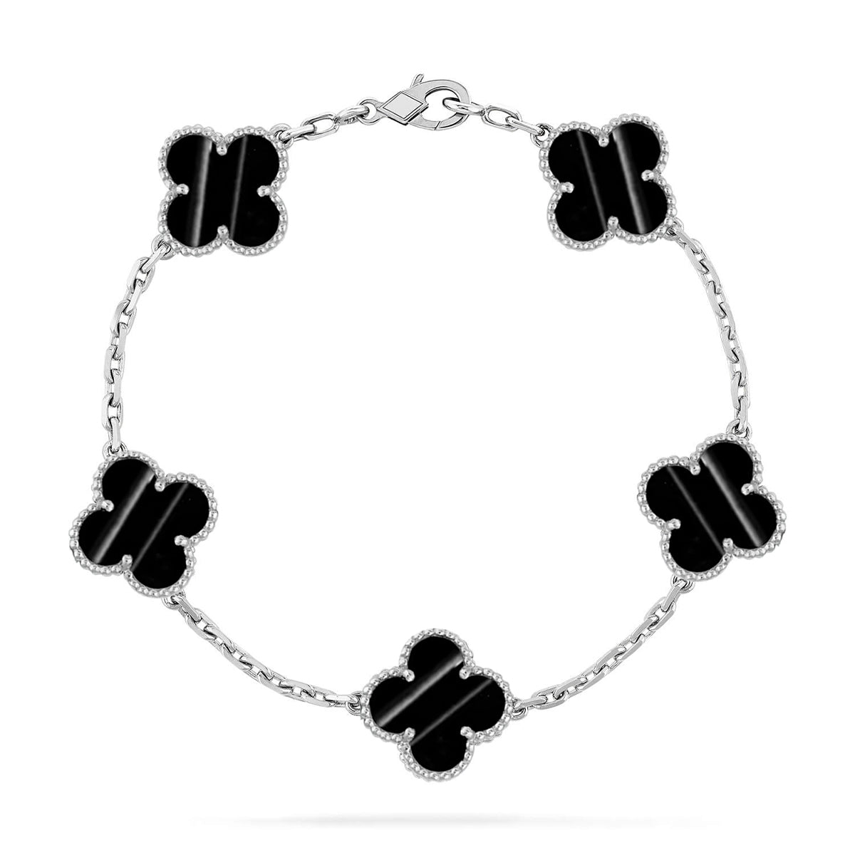 [Clara Jewels] CLOVER 5 MOTIF PULSAR STONE BRACELET COLLECTION