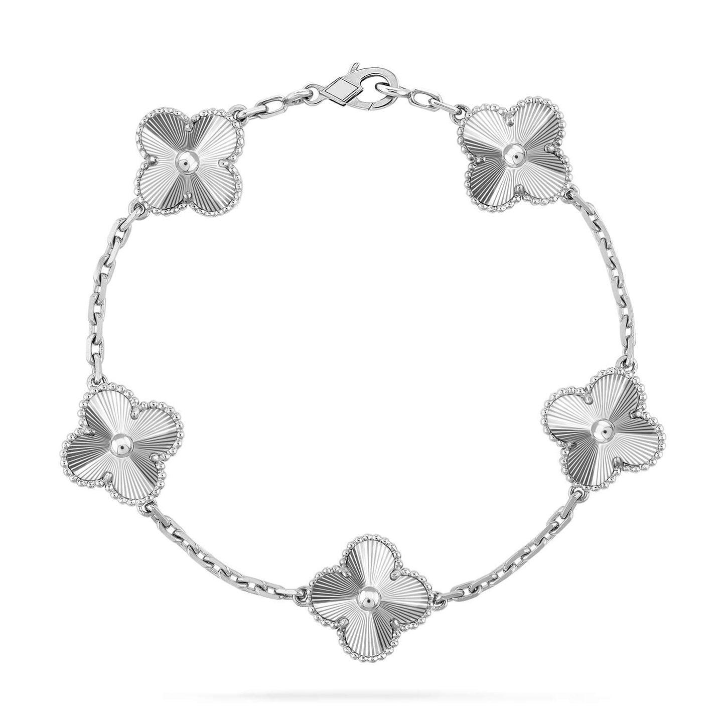 [Clara Jewels] CLOVER 5 MOTIF LASER BRACELET COLLECTION