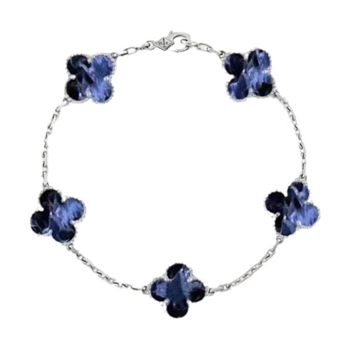 [Clara Jewels]CLOVER 5 MOTIF PIETERSITE BRACELET COLLECTION