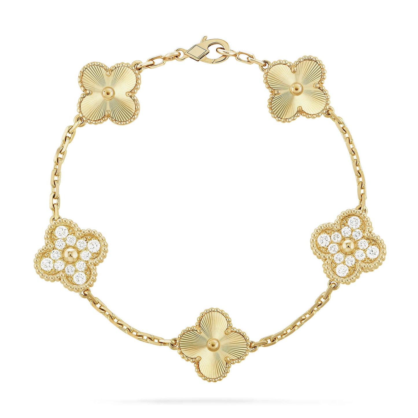 [Clara Jewels] CLOVER 5 MOTIF LASER BRACELET COLLECTION