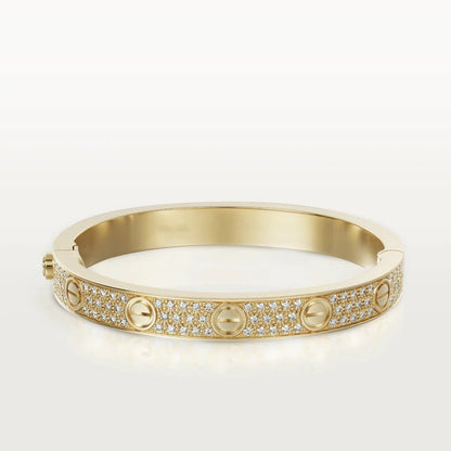 [Clara Jewels]LOVE BRACELET 6.1MM DIAMOND-PAVED