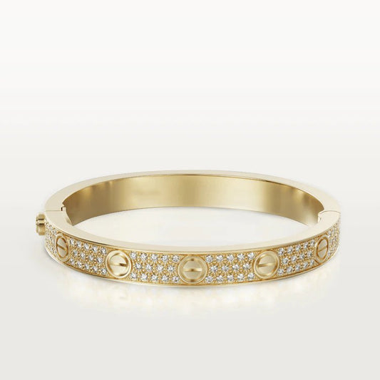 [Clara Jewels]LOVE BRACELET 6.1MM DIAMOND-PAVED