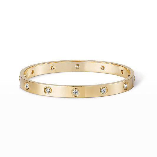 [Clara Jewels]LOVE BRACELET 6.1MM 10 DIAMONDS