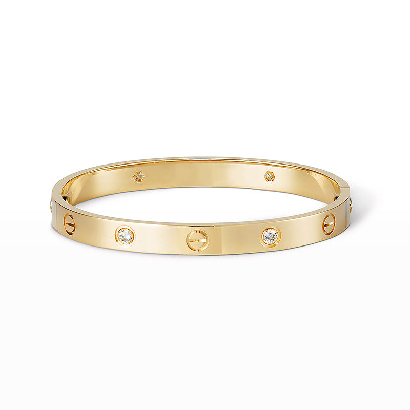 [Clara Jewels]LOVE BRACELET 6.1MM 4 DIAMONDS