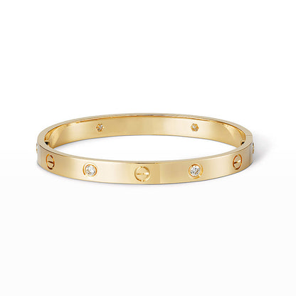 [Clara Jewels]LOVE BRACELET 6.1MM 4 DIAMONDS