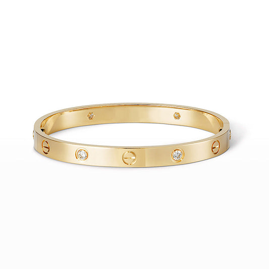 [Clara Jewels]LOVE BRACELET 6.1MM 4 DIAMONDS