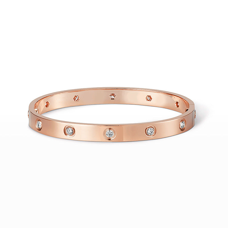 [Clara Jewels]LOVE BRACELET 6.1MM 10 DIAMONDS