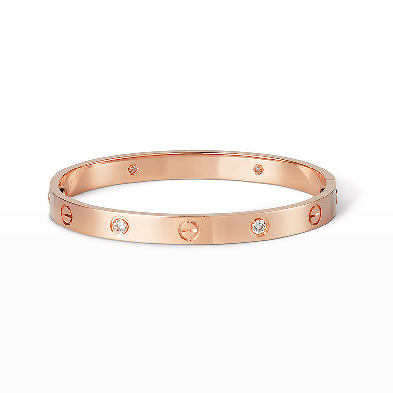 [Clara Jewels]LOVE BRACELET 6.1MM 4 DIAMONDS