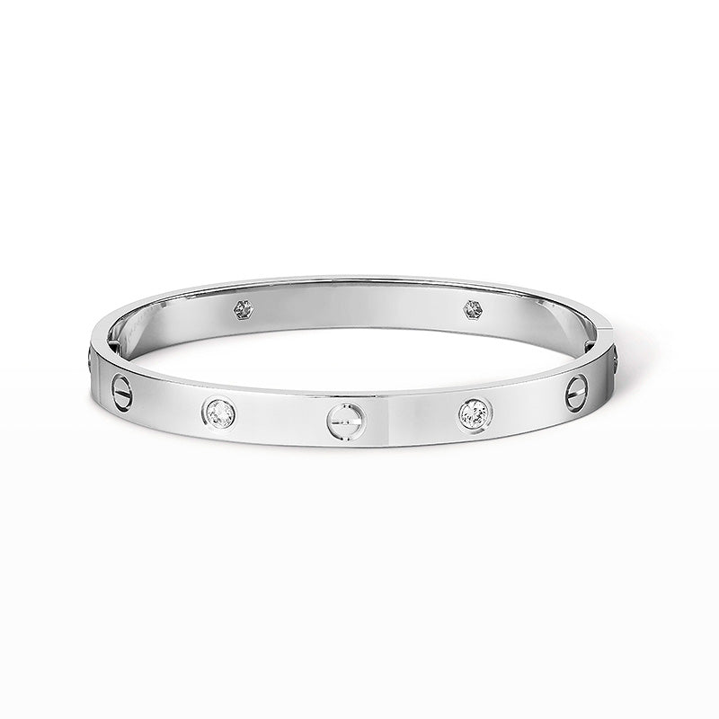[Clara Jewels]LOVE BRACELET 6.1MM 4 DIAMONDS